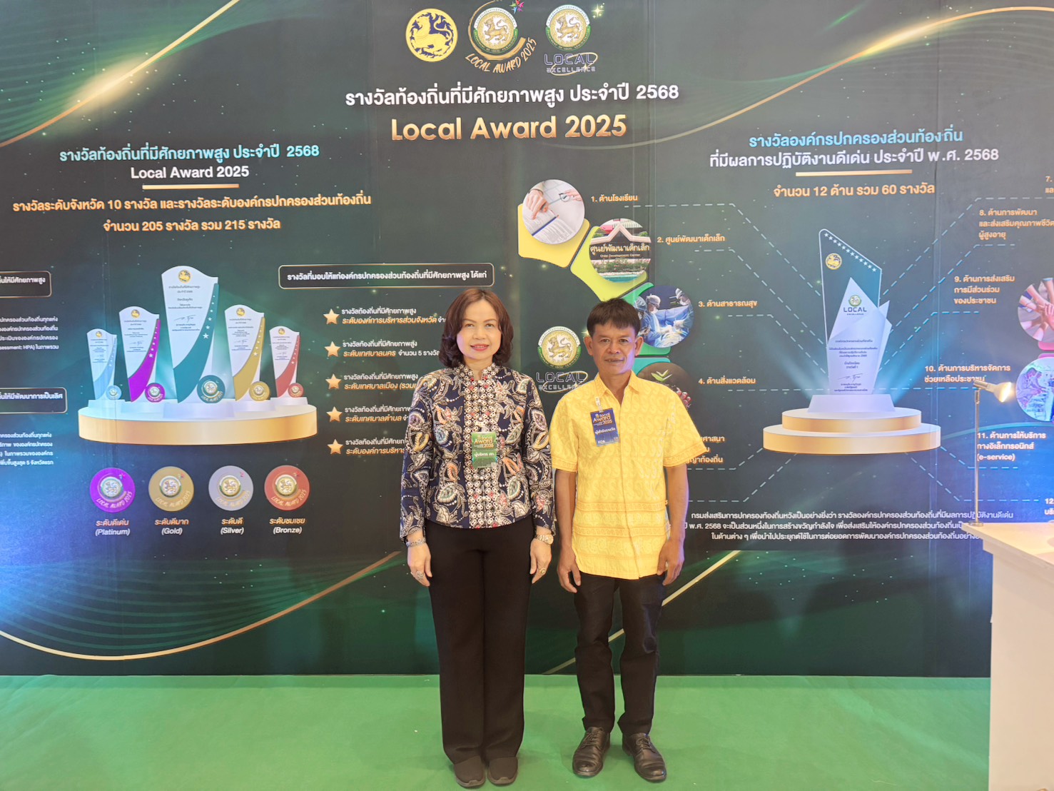 เข้ารับรางวัล ท้องถิ่นที่มีศักยภาพสูง ประจำปี 2568 (Local Award 2025)